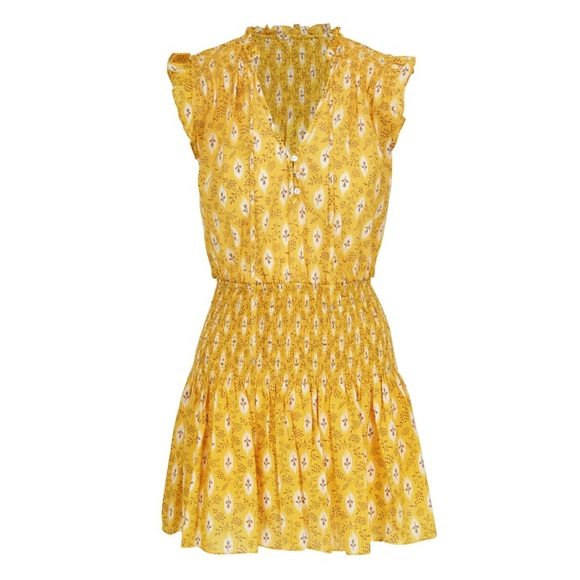 VERONICA BEARD Rayna Botanical Ikat sun dress - Picture 3 of 8